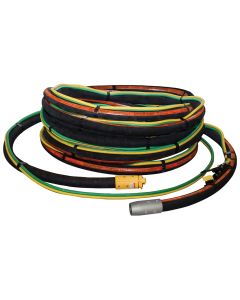 Elcometer 1" (25mm) ID 12bar (174psi) Blast Hose Assembly with Aluminium Nozzle Holder & Nylon Quick Coupling - 5m (16.4ft)