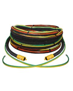 Elcometer 1" (25mm) ID 12bar (174psi) Blast Hose Extension with Nylon Quick Couplings - 10m (32.8ft)
