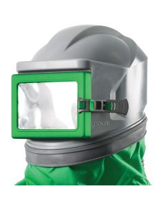 Nova 1<sup>®</sup> Blast Helmet - Nylon Cape, Breathing Tube - Above with Gauze and Glass Kit